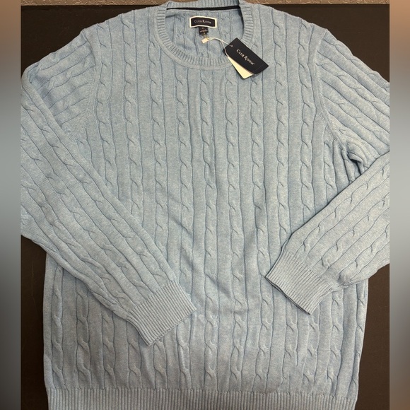 Club Room Light Blue Sweater - Picture 2 of 9